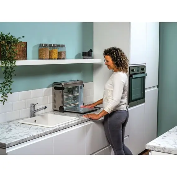 ელექტრო ღუმელი Ninja SP101EU, 2400W, 8in1 Flip Mini Oven, Black/Silver, 4 imageელექტრო ღუმელი Ninja SP101EU, 2400W, 8in1 Flip Mini Oven, Black/Silver, 4 imageელექტრო ღუმელი Ninja SP101EU, 2400W, 8in1 Flip Mini Oven, Black/Silver, 4 image