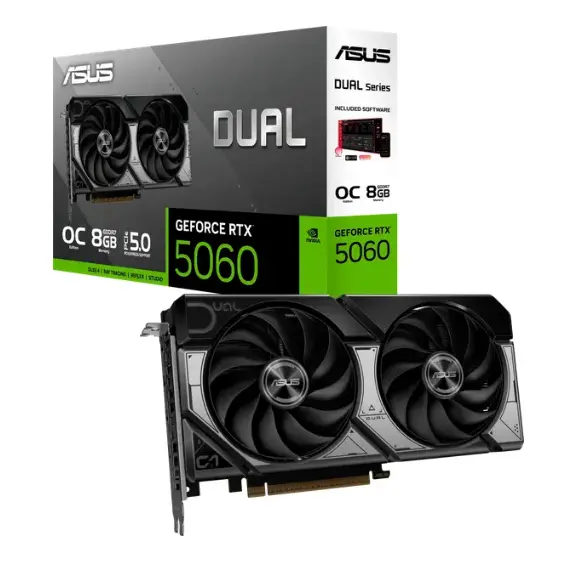 Video card Asus DUAL-RTX5060-O8G//RTX5060, HDMI, DP*3, 8G, D7Video card Asus DUAL-RTX5060-O8G//RTX5060, HDMI, DP*3, 8G, D7Video card Asus DUAL-RTX5060-O8G//RTX5060, HDMI, DP*3, 8G, D7