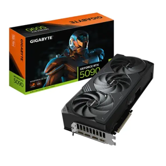Video card Gigabyte GeForce RTX5090 WINDFORCE OC 32GB 512-Bit GDDR7 - GV-N5090WF3OC-32GDVideo card Gigabyte GeForce RTX5090 WINDFORCE OC 32GB 512-Bit GDDR7 - GV-N5090WF3OC-32GDVideo card Gigabyte GeForce RTX5090 WINDFORCE OC 32GB 512-Bit GDDR7 - GV-N5090WF3OC-32GD
