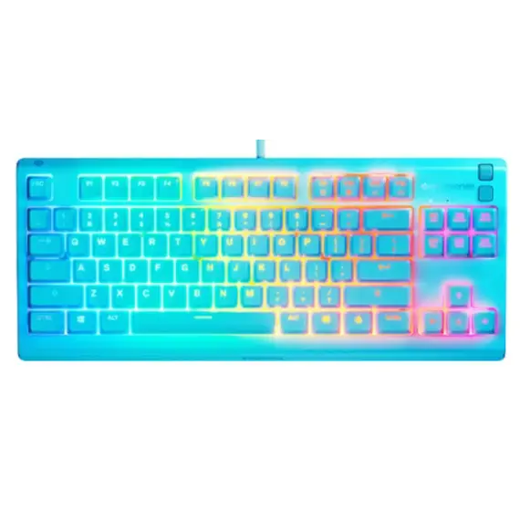 კლავიატურა SteelSeries Keyboard membrane Apex 3 TKL, 84key, USB-A, EN, RGB, aquaკლავიატურა SteelSeries Keyboard membrane Apex 3 TKL, 84key, USB-A, EN, RGB, aquaკლავიატურა SteelSeries Keyboard membrane Apex 3 TKL, 84key, USB-A, EN, RGB, aqua