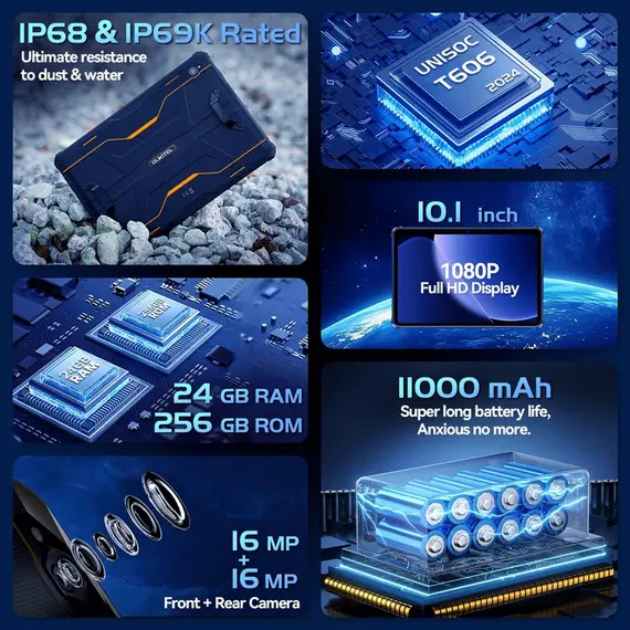 Tablet OUKITEL RT9, 3 imageTablet OUKITEL RT9, 3 imageTablet OUKITEL RT9, 3 image