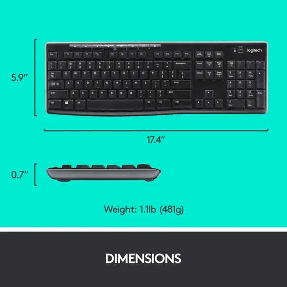 Keyboard and Mouse Logitech MK270 Wireless Keyboard Black, 5 imageKeyboard and Mouse Logitech MK270 Wireless Keyboard Black, 5 imageKeyboard and Mouse Logitech MK270 Wireless Keyboard Black, 5 image