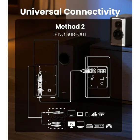 დინამიკი Edifier T5s, 70W, RCA, Powered Subwoofer, Black, 6 imageდინამიკი Edifier T5s, 70W, RCA, Powered Subwoofer, Black, 6 imageდინამიკი Edifier T5s, 70W, RCA, Powered Subwoofer, Black, 6 image
