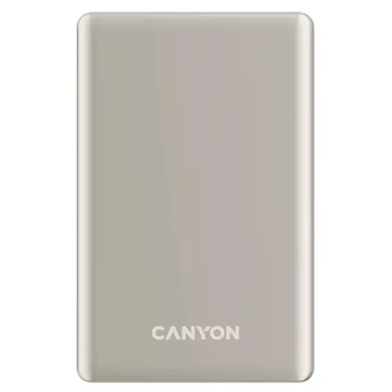 Portable charger CANYON power bank OnPower 505 slim Magnetic 5000 Beige (CNS-CPB505BE)Portable charger CANYON power bank OnPower 505 slim Magnetic 5000 Beige (CNS-CPB505BE)Portable charger CANYON power bank OnPower 505 slim Magnetic 5000 Beige (CNS-CPB505BE)