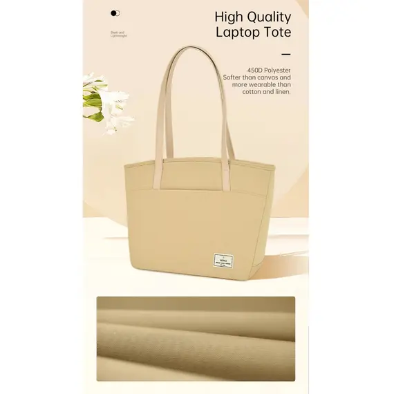 WiWU 14'' Ora Tote Ivory Laptop Bag, 8 imageWiWU 14'' Ora Tote Ivory Laptop Bag, 8 imageWiWU 14'' Ora Tote Ivory Laptop Bag, 8 image