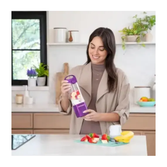 ბლენდერი NutriBullet NBP003PU NB PORTABLE PURPLE, 4 imageბლენდერი NutriBullet NBP003PU NB PORTABLE PURPLE, 4 imageბლენდერი NutriBullet NBP003PU NB PORTABLE PURPLE, 4 image