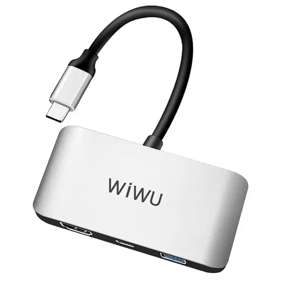 USB ჰაბი WiWU Alpha C2H GreyUSB ჰაბი WiWU Alpha C2H GreyUSB ჰაბი WiWU Alpha C2H Grey