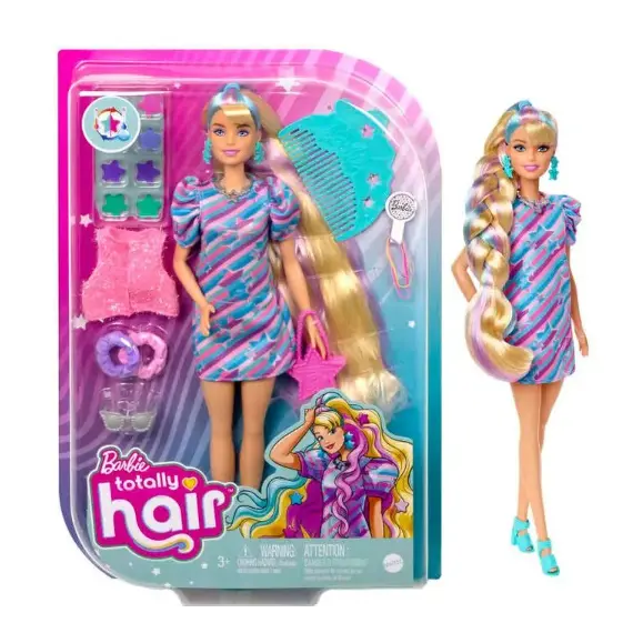 ბარბის თოჯინა Mattel Barbie® Totally Hair Doll - Blondeბარბის თოჯინა Mattel Barbie® Totally Hair Doll - Blondeბარბის თოჯინა Mattel Barbie® Totally Hair Doll - Blonde
