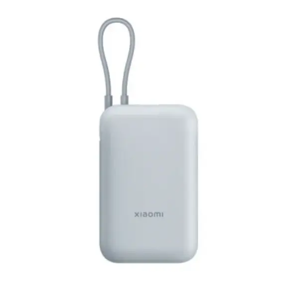 Portable Charger Xiaomi Power Bank 10000mAh (Integrated Cable) Ice Blue GLPortable Charger Xiaomi Power Bank 10000mAh (Integrated Cable) Ice Blue GLPortable Charger Xiaomi Power Bank 10000mAh (Integrated Cable) Ice Blue GL