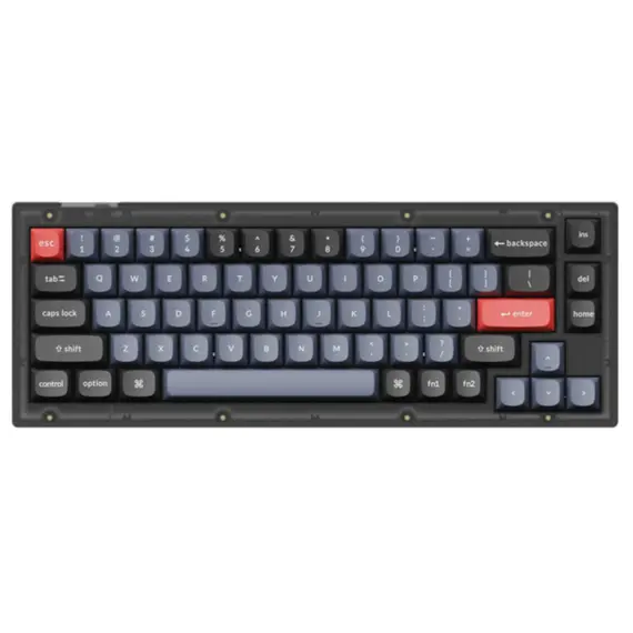 კლავიატურა Keychron V2 84 keys, K Brown, Hot-Swap, WL/BT/USB-A, RGB, blackკლავიატურა Keychron V2 84 keys, K Brown, Hot-Swap, WL/BT/USB-A, RGB, blackკლავიატურა Keychron V2 84 keys, K Brown, Hot-Swap, WL/BT/USB-A, RGB, black