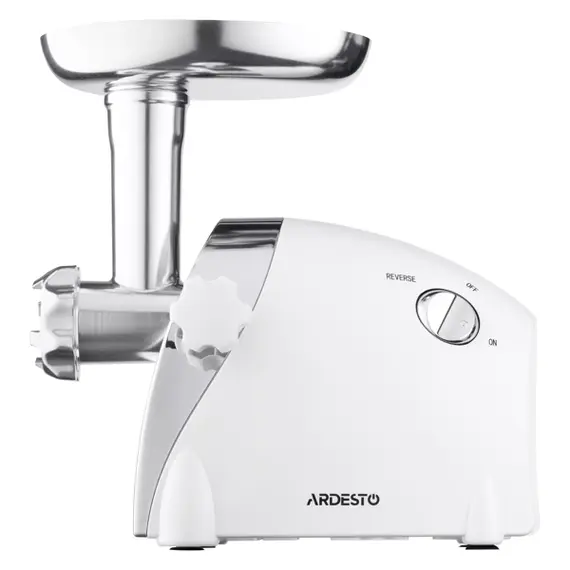 Meat grinder Ardesto, 2000W, prod.-1.9kg/min, 3 cutting plates + for sausage plates, 3 vegetable slicers, plastic, silver, 4 imageMeat grinder Ardesto, 2000W, prod.-1.9kg/min, 3 cutting plates + for sausage plates, 3 vegetable slicers, plastic, silver, 4 imageMeat grinder Ardesto, 2000W, prod.-1.9kg/min, 3 cutting plates + for sausage plates, 3 vegetable slicers, plastic, silver, 4 image