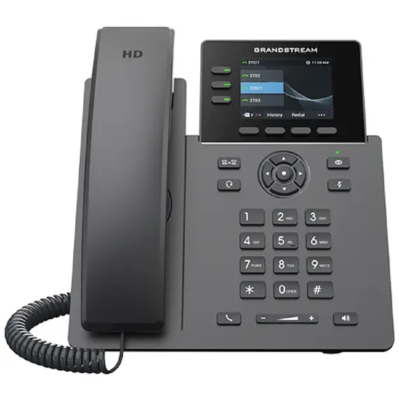 IP ტელეფონი Grandstream GRP2611G, Professional P Phone, 3 SIP accounts, 3 lines, 2x GbE PoE, 320x240 (2.8&quot;) color LCD, 12 virtual BLF keys, 5V/0.6A PSUIP ტელეფონი Grandstream GRP2611G, Professional P Phone, 3 SIP accounts, 3 lines, 2x GbE PoE, 320x240 (2.8&quot;) color LCD, 12 virtual BLF keys, 5V/0.6A PSUIP ტელეფონი Grandstream GRP2611G, Professional P Phone, 3 SIP accounts, 3 lines, 2x GbE PoE, 320x240 (2.8&quot;) color LCD, 12 virtual BLF keys, 5V/0.6A PSU