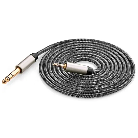 Audio cable UGREEN AV127 (10629) 3.5mm to 6.35mm TRS Stereo Audio Cable 3m, Gray, 3 imageAudio cable UGREEN AV127 (10629) 3.5mm to 6.35mm TRS Stereo Audio Cable 3m, Gray, 3 imageAudio cable UGREEN AV127 (10629) 3.5mm to 6.35mm TRS Stereo Audio Cable 3m, Gray, 3 image