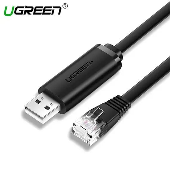 USB LAN კაბელი UGREEN CM204 (50773) USB to RJ45 Console RS232 Cable Serial Adapter for Router 1.5m USB RJ 45 8P8C Console Converter USB CableUSB LAN კაბელი UGREEN CM204 (50773) USB to RJ45 Console RS232 Cable Serial Adapter for Router 1.5m USB RJ 45 8P8C Console Converter USB CableUSB LAN კაბელი UGREEN CM204 (50773) USB to RJ45 Console RS232 Cable Serial Adapter for Router 1.5m USB RJ 45 8P8C Console Converter USB Cable