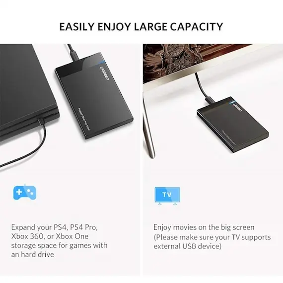 Hard Disk Case UGREEN US221 (50743) 2.5 inch Hard Dish box Type C Port, 2 imageHard Disk Case UGREEN US221 (50743) 2.5 inch Hard Dish box Type C Port, 2 imageHard Disk Case UGREEN US221 (50743) 2.5 inch Hard Dish box Type C Port, 2 image