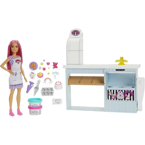 სათამაშო კომპლექტი MATTEL Barbie Bakery Playset - Refreshedსათამაშო კომპლექტი MATTEL Barbie Bakery Playset - Refreshedსათამაშო კომპლექტი MATTEL Barbie Bakery Playset - Refreshed