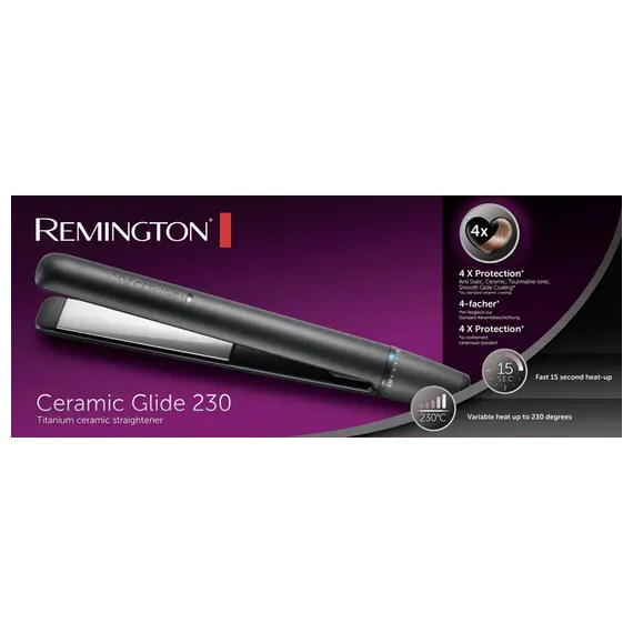 თმის გასასწორებელი Remington S3700 E51 Ceramic Glide 230, 2 imageთმის გასასწორებელი Remington S3700 E51 Ceramic Glide 230, 2 imageთმის გასასწორებელი Remington S3700 E51 Ceramic Glide 230, 2 image