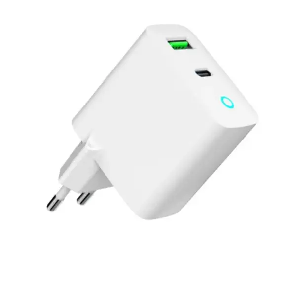 დამტენი Gembird TA-UC-PDQC20L-W-01 2-port 20W USB Fast Charger LED White, 3 imageდამტენი Gembird TA-UC-PDQC20L-W-01 2-port 20W USB Fast Charger LED White, 3 imageდამტენი Gembird TA-UC-PDQC20L-W-01 2-port 20W USB Fast Charger LED White, 3 image