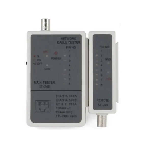 Tester Gembird NCT-1 Cable tester for RJ-45 and RG-58 cables, 2 imageTester Gembird NCT-1 Cable tester for RJ-45 and RG-58 cables, 2 imageTester Gembird NCT-1 Cable tester for RJ-45 and RG-58 cables, 2 image