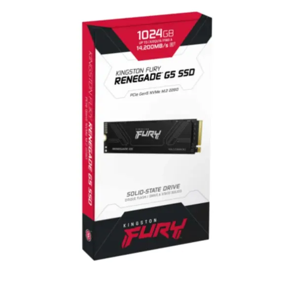 Solid State Drive Kingston FURY Renegade G5 PCIe 5.0 NVMe M.2 SSD SFYR2S/1T0 1TB, 3 imageSolid State Drive Kingston FURY Renegade G5 PCIe 5.0 NVMe M.2 SSD SFYR2S/1T0 1TB, 3 imageSolid State Drive Kingston FURY Renegade G5 PCIe 5.0 NVMe M.2 SSD SFYR2S/1T0 1TB, 3 image