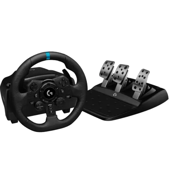 კომპიუტერული საჭე და პედლები LOGITECH G923 Racing Wheel and Pedals - PC/XB - BLACK - USBკომპიუტერული საჭე და პედლები LOGITECH G923 Racing Wheel and Pedals - PC/XB - BLACK - USBკომპიუტერული საჭე და პედლები LOGITECH G923 Racing Wheel and Pedals - PC/XB - BLACK - USB