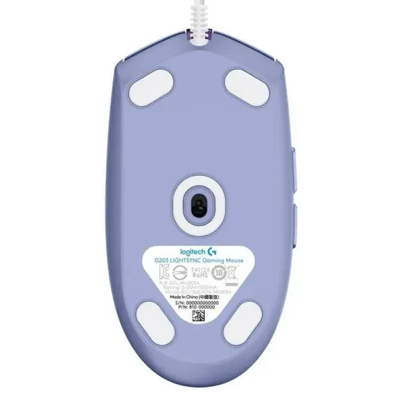 მაუსი LOGITECH G203 LIGHTSYNC Corded Gaming Mouse - LILAC - USB, 2 imageმაუსი LOGITECH G203 LIGHTSYNC Corded Gaming Mouse - LILAC - USB, 2 imageმაუსი LOGITECH G203 LIGHTSYNC Corded Gaming Mouse - LILAC - USB, 2 image