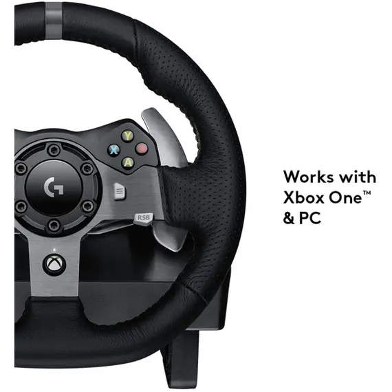 LOGITECH G920 Driving Force Racing Wheel - PC/XB - BLACK - USB, 2 imageLOGITECH G920 Driving Force Racing Wheel - PC/XB - BLACK - USB, 2 imageLOGITECH G920 Driving Force Racing Wheel - PC/XB - BLACK - USB, 2 image