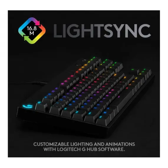 LOGITECH G PRO TKL Corded Mechanical Gaming Keyboard - BLACK - US INT'L - USB - CLICKY, 3 imageLOGITECH G PRO TKL Corded Mechanical Gaming Keyboard - BLACK - US INT'L - USB - CLICKY, 3 imageLOGITECH G PRO TKL Corded Mechanical Gaming Keyboard - BLACK - US INT'L - USB - CLICKY, 3 image
