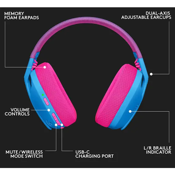 ყურსასმენი LOGITECH G435 LIGHTSPEED Wireless Gaming Headset - BLUE - 2.4GHZ - EMEA - 914, 3 imageყურსასმენი LOGITECH G435 LIGHTSPEED Wireless Gaming Headset - BLUE - 2.4GHZ - EMEA - 914, 3 imageყურსასმენი LOGITECH G435 LIGHTSPEED Wireless Gaming Headset - BLUE - 2.4GHZ - EMEA - 914, 3 image