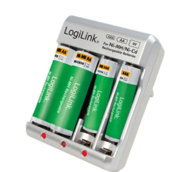 ელემენტის სამუხტი Logilink PA0168 Battery Charger 4x AA or 4x AAA and 1x 9V battery, 3 imageელემენტის სამუხტი Logilink PA0168 Battery Charger 4x AA or 4x AAA and 1x 9V battery, 3 imageელემენტის სამუხტი Logilink PA0168 Battery Charger 4x AA or 4x AAA and 1x 9V battery, 3 image