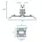 Projector Hanger ALLSCREEN PROJECTOR CELLING MOUNT CPMSR-360 ROTATE 360°, 4 imageProjector Hanger ALLSCREEN PROJECTOR CELLING MOUNT CPMSR-360 ROTATE 360°, 4 imageProjector Hanger ALLSCREEN PROJECTOR CELLING MOUNT CPMSR-360 ROTATE 360°, 4 image