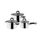 ქვაბების ნაკრები Ardesto Cookware set Gemini Monza with drain, 6pcs, stainless steelქვაბების ნაკრები Ardesto Cookware set Gemini Monza with drain, 6pcs, stainless steelქვაბების ნაკრები Ardesto Cookware set Gemini Monza with drain, 6pcs, stainless steel
