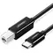 პრინტერის კაბელი UGREEN US241 (80811), USB-C Male To USB-B 2.0 Male, Printer Cable, 1M, Blackპრინტერის კაბელი UGREEN US241 (80811), USB-C Male To USB-B 2.0 Male, Printer Cable, 1M, Blackპრინტერის კაბელი UGREEN US241 (80811), USB-C Male To USB-B 2.0 Male, Printer Cable, 1M, Black