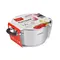 Ardesto Casserole with glass lid Gemini Salerno, 1.2l, stainless steel, silicone, 3 imageArdesto Casserole with glass lid Gemini Salerno, 1.2l, stainless steel, silicone, 3 imageArdesto Casserole with glass lid Gemini Salerno, 1.2l, stainless steel, silicone, 3 image