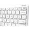კლავიატურა Trust Lyra Compact Wireless Keyboard White - 25097, 2 imageკლავიატურა Trust Lyra Compact Wireless Keyboard White - 25097, 2 imageკლავიატურა Trust Lyra Compact Wireless Keyboard White - 25097, 2 image