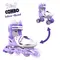 Roller skates Neon COMBO SKATES (SIZE 3-6) - NT10 (Purple), 6 imageRoller skates Neon COMBO SKATES (SIZE 3-6) - NT10 (Purple), 6 imageRoller skates Neon COMBO SKATES (SIZE 3-6) - NT10 (Purple), 6 image