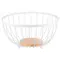 Fruit bowl Ardesto Basket Midori 25x25x13cm, metal, wood, whiteFruit bowl Ardesto Basket Midori 25x25x13cm, metal, wood, whiteFruit bowl Ardesto Basket Midori 25x25x13cm, metal, wood, white
