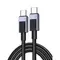 USB კაბელი UGREEN L512 (45065), 100W, Type-C to Type-C PD Fast Charging Cable, 3m, Space GrayUSB კაბელი UGREEN L512 (45065), 100W, Type-C to Type-C PD Fast Charging Cable, 3m, Space GrayUSB კაბელი UGREEN L512 (45065), 100W, Type-C to Type-C PD Fast Charging Cable, 3m, Space Gray