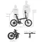 Electric bicycle ADO A20 Lite, 350W, Smart APP, Folding Electric Bike, 30KM/H, Gray, 7 imageElectric bicycle ADO A20 Lite, 350W, Smart APP, Folding Electric Bike, 30KM/H, Gray, 7 imageElectric bicycle ADO A20 Lite, 350W, Smart APP, Folding Electric Bike, 30KM/H, Gray, 7 image