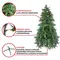 Christmas tree Madrid 240 cm (LS-240), 6 imageChristmas tree Madrid 240 cm (LS-240), 6 imageChristmas tree Madrid 240 cm (LS-240), 6 image